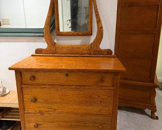 Antique oak dresser