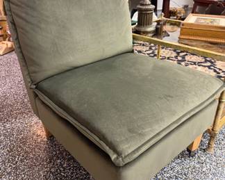 Beautiful green vintage chair