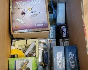 Multiple Opened Wings of War & Wings of Glory Miniatures