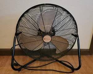High-Velocity Metal Floor Fan