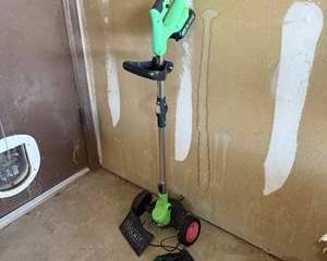 CCAJC 21V Lithium Battery, Charger & Cordless Lawn Tool