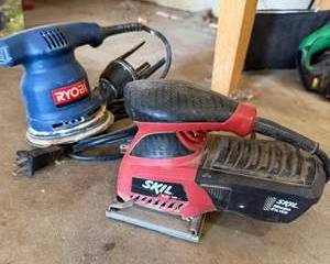 Skil Finishing Sander & Ryobi Random Orbit Sander