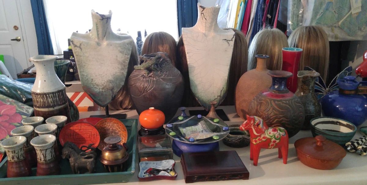 Pottery/art, Lovera, Roberts, Fantoni, T. Weber, Carl Paak,more
