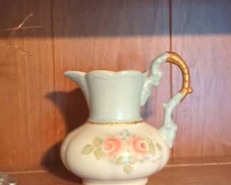 Ruth Jevill Hand-Painted Porcelain Miniature Pitcher