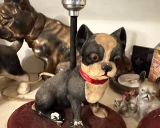 Vintage Boston Terrier Cast Iron Door Stop