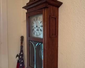 Oak Regulator Wall Clock