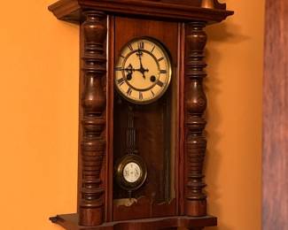 Vienna Regulator Walnut Wall Clock