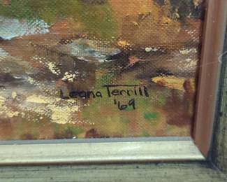 Leana Terrill Landscape Painting '69