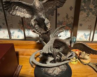 Mark Hopkins "Landing Gear Down" Bronze Sculpture