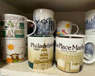 Starbucks City and State Mugs Collection (Philadelphia, Pike Place Market, Oklahoma, Texas, New York, Miami, Detroit)