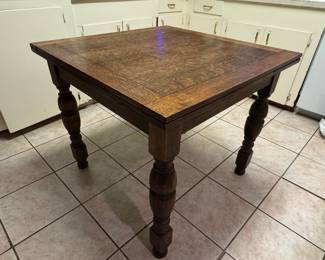Oak Mission Style Dining Table