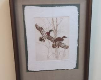 Limited Edition Duck Print by Victor Hohne