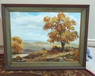 Leana Terrill Landscape Painting '69