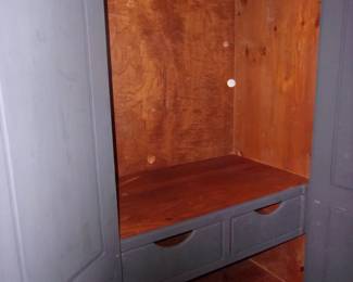Inside Cabinet, Clothes Rod, Drawer