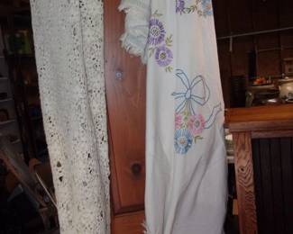 Crocheted Tablecloth, Needlepoint Tablecloth