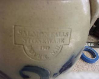 SALMON FALLS STONEWARE, Dover, NH Stamped