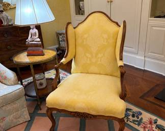 Baker wingback chair