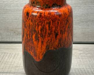 MCM WEST GERMANY LAVA GLAZE POTTERY VASE