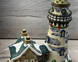 VINTAGE CAROLE TOWNE THE HOLLY ISLAND LIGHTHOUSE