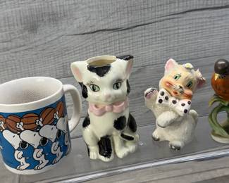 BROKEN & CHIPPED BUT CUTE? FIGURINES SNOOPY MUG