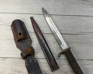 GERMAN WW2 MAUSER DRESS BAYONET W SCABBARD