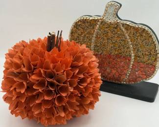 DECORATIVE PUMPKINS FALL HALLOWEEN DECOR