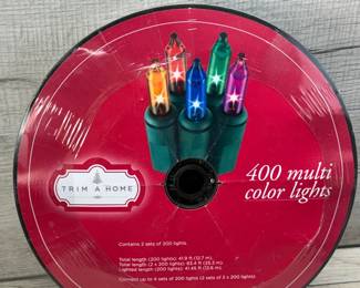 TRIM A HOME CHRISTMAS LIGHTS KMART NOS