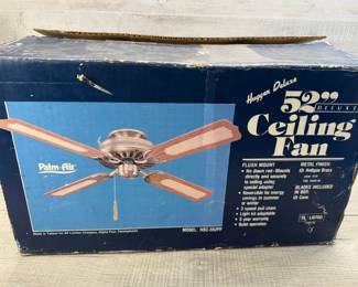 VINTAGE 84 LUMBER HUGGER DELUXE CEILING FAN NOS