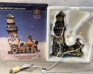 VINTAGE CAROLE TOWNE THE HOLLY ISLAND LIGHTHOUSE