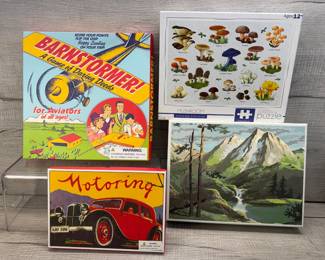 PUZZLES & BARNSTORMER GAME