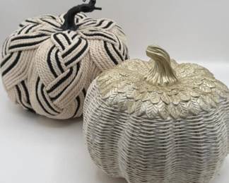 DECORATIVE PUMPKINS FALL HALLOWEEN DECOR
