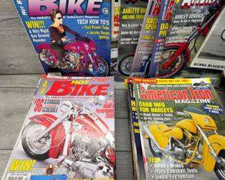 VINTAGE MOTORCYCLE CHOPPER CUSTOM BIKE MAGAZINES