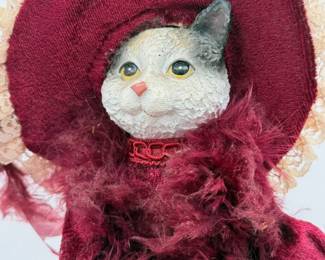 ROARING 30'S STYLE CAT FIGURINE