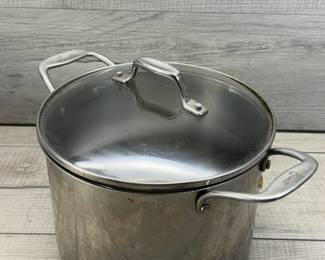 ALL CLAD EMERIL 6 QT STOCK POT W LID