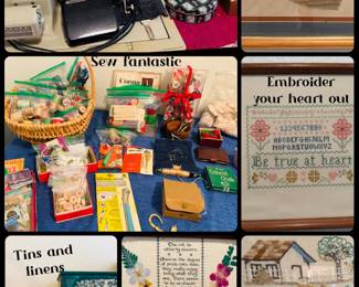 Sewing machine and supplies