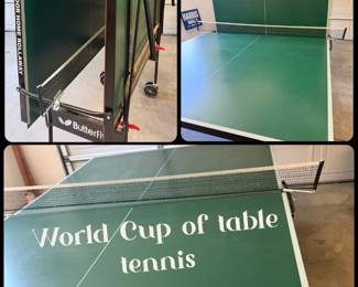 Table tennis/ ping pong table and supplies
