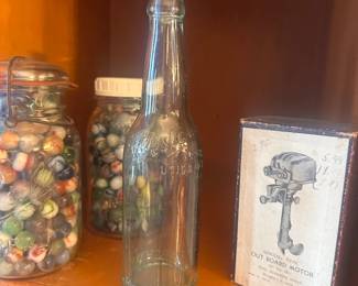 Marbles, West End Bottle, Mini Boat Motor