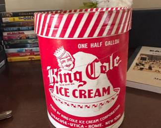 King Cole Ice Cream Carton