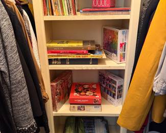 Childrens books, puzzles, games