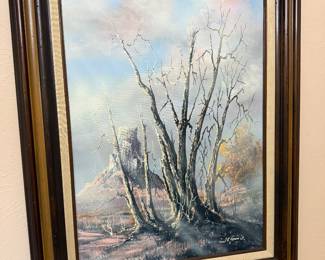 Vintage oil painting