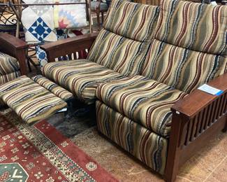 Amish double recliner