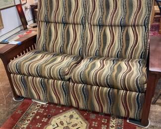 Matching Amish love seat