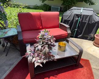 Woven outdoor furniture