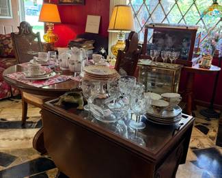 Vintage serving cart