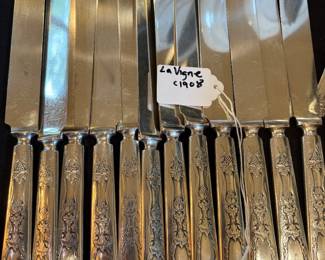 LaVigne c. 1908 silver plated flatware