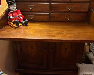 Antique Drop Down Secretary with drawers