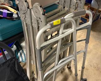 Expansion ladder and handicap walkers