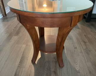 Accent table - glass top