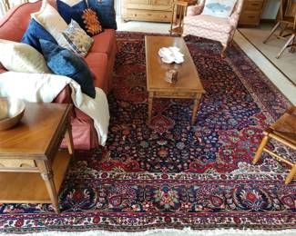 Large handmade wool rug
