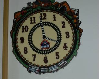 Lionel resin clock